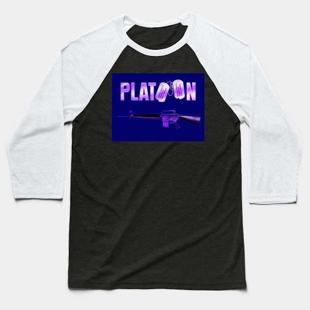 platoon Baseball T-Shirt by oryan80